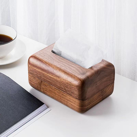 Copertura della scatola del fazzoletto di legno ingombrante per fazzoletti di carta usa e getta, supporto rettangolare in legno per la conservazione su mobiletto del bagno, piano di lavoro, comò da camera da letto, comodino, scrivania