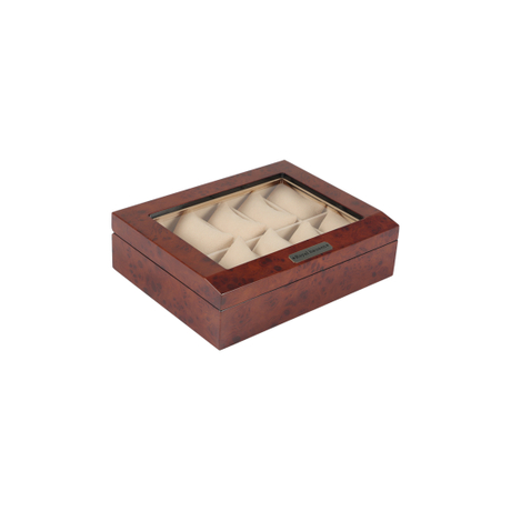 Collezione Watch Box per Grandi Orologi |Espositore per orologi da polso |Organizzatore di orologi in pelle PU marrone |Organizzatore della scatola dell'orologio degli uomini |Guarda la scatola di immagazzinaggio |Scatole per orologi da uomo
